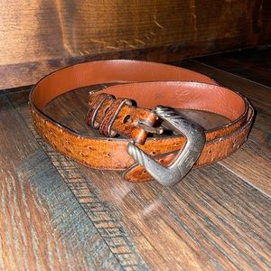 Lucches Brown Leather Belt